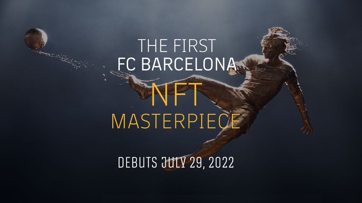 web3_soul's tweet photo. FC Barcelona launches “In a way, immortal”, the first #NFT artwork in Club history, which will be auctioned at Sothebys New York: A digital work of art recreating Johan Cruyff’s legendary 1973 flying kick and goal.

#Web3 #Metaverse #FCBarcelona #Cryuff https://t.co/LrfJopLs5x