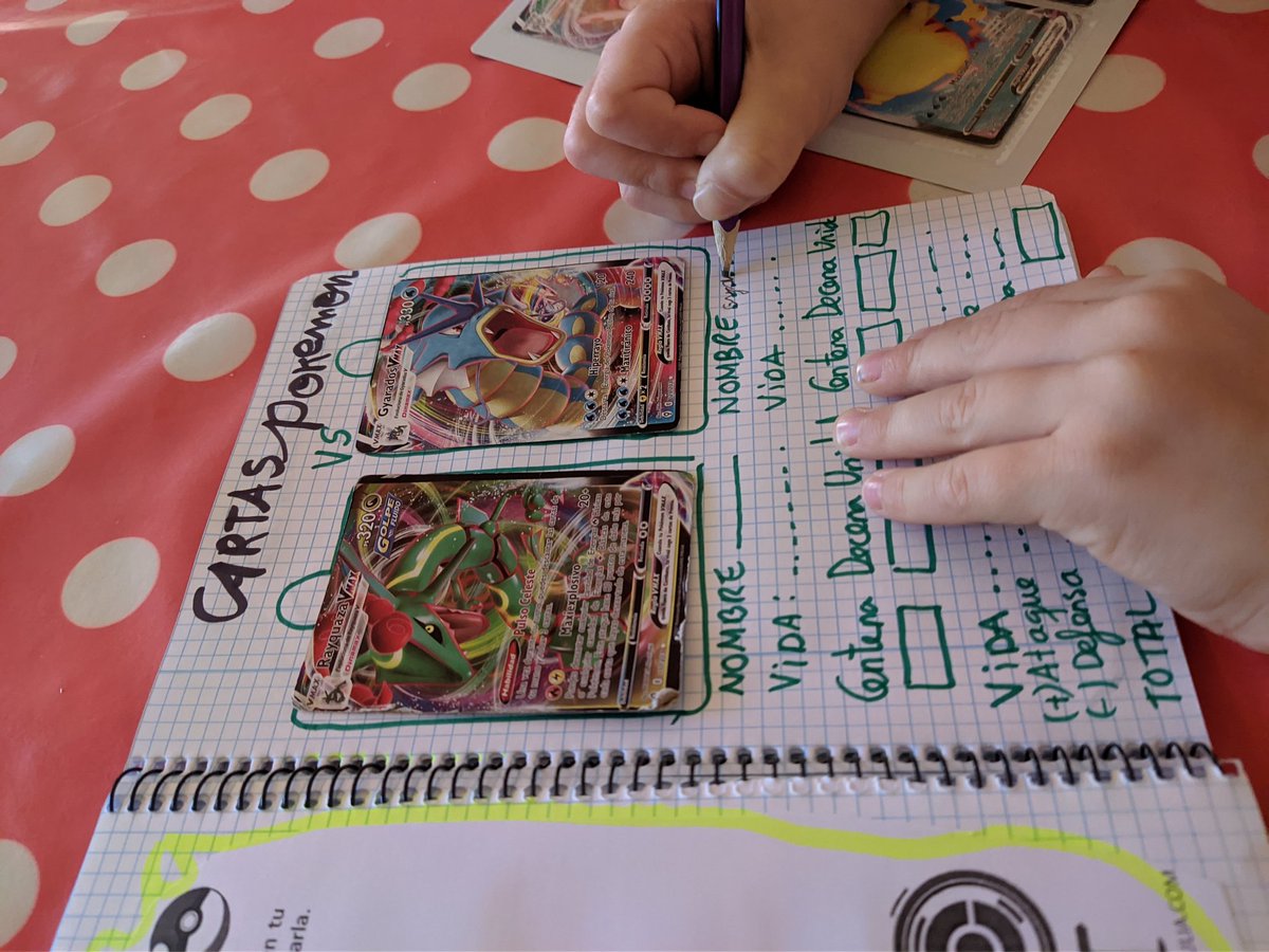 blancanamero's tweet photo. Primer prototipo de juego de cartas #PokeMaths https://t.co/0VsOElwGOg