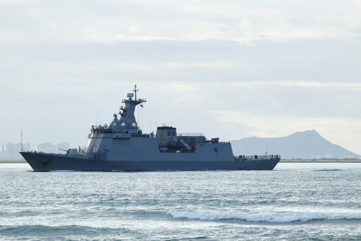 ES12071207's tweet photo. Philippine Navy Jose Rizal-class guided missile frigate BRP Antonio Luna (FF 151) coming into Pearl Harbor - July 21, 2022. #brpantonioluna #ff151 https://t.co/1oDWh0izay