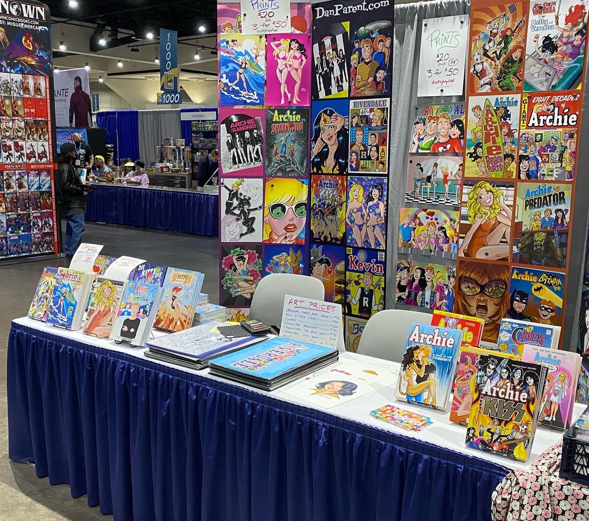 It’s Day 1 of SAN DIEGO COMIC CON! I’m at Exhibitor Table F-12 adjacent to aisle 700! Hope to see you ! <a href="/ArchieComics/">Archie Comics</a> <a href="/ComicConMuseum/">Comic-Con Museum</a>