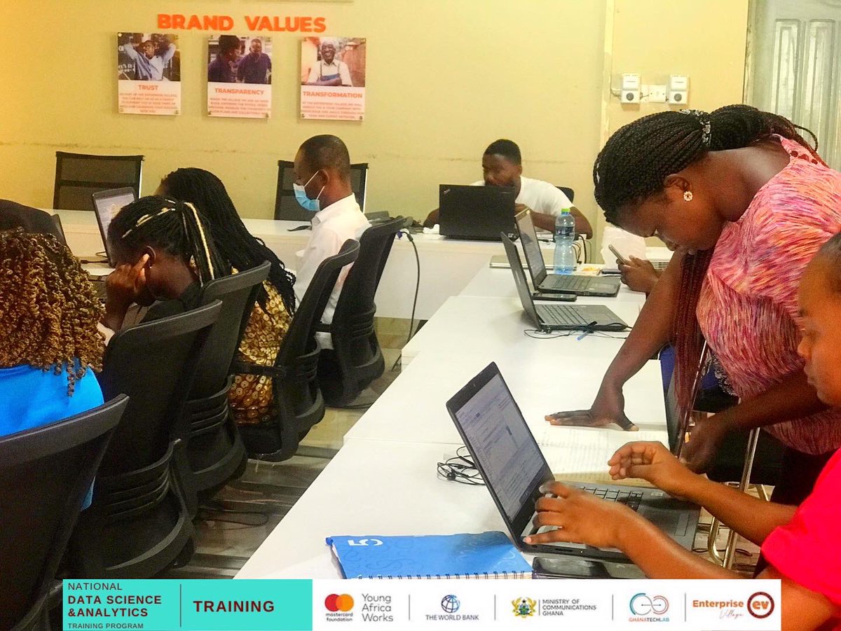 EVhubaccra's tweet image. 𝗡𝗮𝘁𝗶𝗼𝗻𝗮𝗹 𝗗𝗮𝘁𝗮 𝗦𝗰𝗶𝗲𝗻𝗰𝗲 𝗧𝗿𝗮𝗶𝗻𝗶𝗻𝗴
Today, the trainees were introduced to SQL. They learned how to create a database in SQL, how to create tables with SQL, data modeling with ER models and filtering with SQL. 
#GTLImpact
#Datascience
#GTLBaseProgram