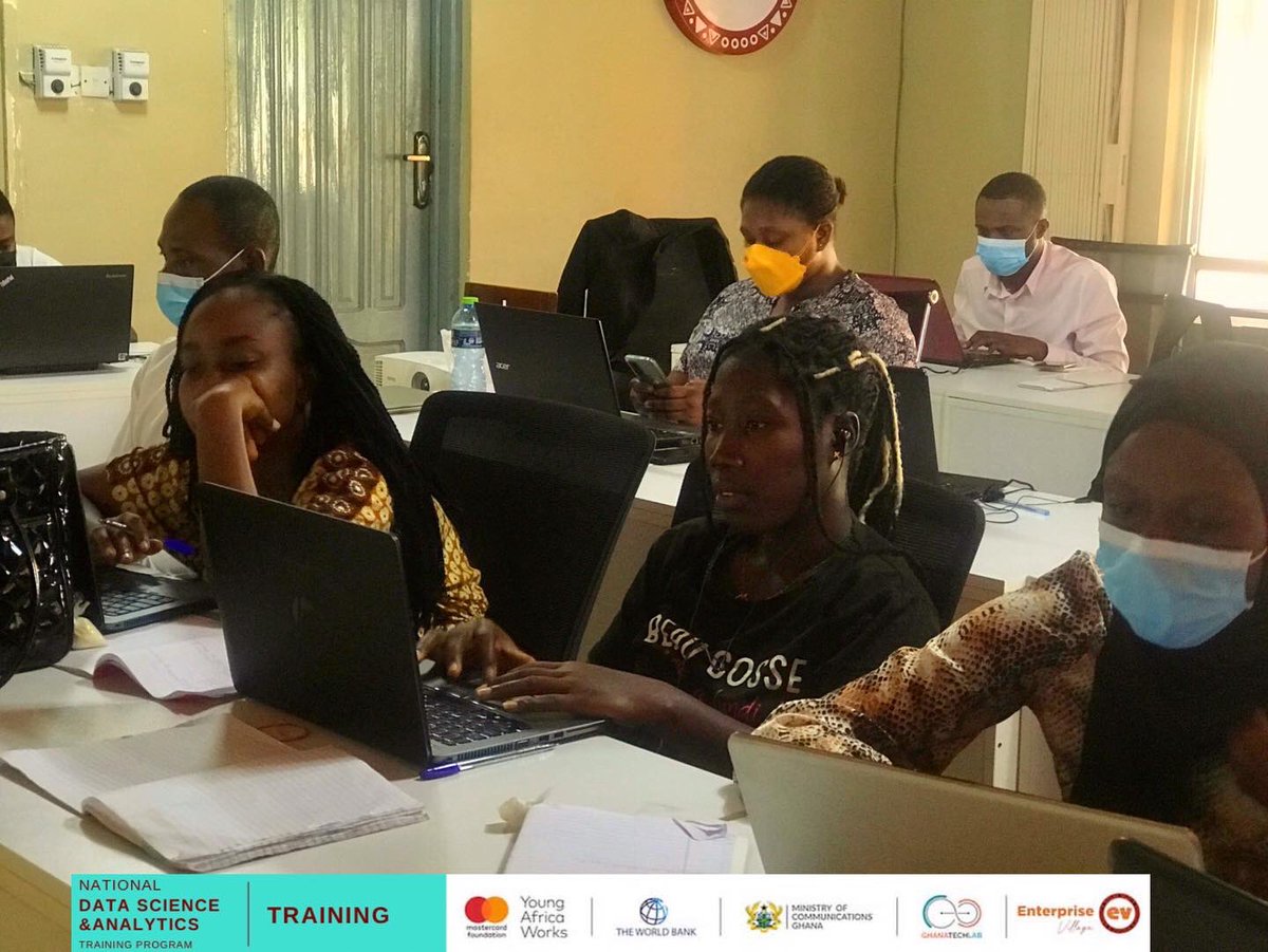 EVhubaccra's tweet image. 𝗡𝗮𝘁𝗶𝗼𝗻𝗮𝗹 𝗗𝗮𝘁𝗮 𝗦𝗰𝗶𝗲𝗻𝗰𝗲 𝗧𝗿𝗮𝗶𝗻𝗶𝗻𝗴
Today, the trainees were introduced to SQL. They learned how to create a database in SQL, how to create tables with SQL, data modeling with ER models and filtering with SQL. 
#GTLImpact
#Datascience
#GTLBaseProgram