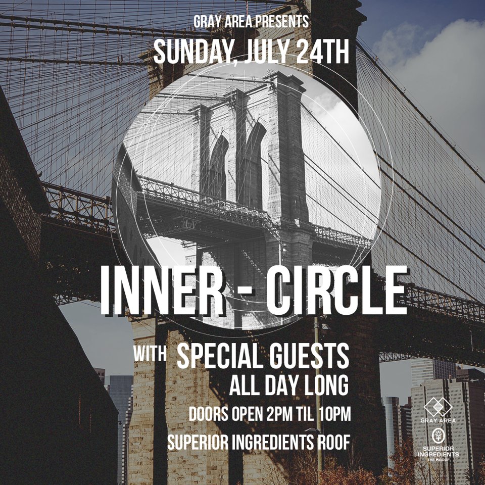 getin_official's tweet photo. @enterGrayArea Inner-Circle party returns to The Roof at Superior Ingredients this Sunday with VERY special guests! 🎶🕺 Join us after @elrow_ to keep the party going all night!
👆🏻Link in bio for tickets
#GetIn #entergrayarea #NewYork #NYC #Brooklyn #SundayFunday https://t.co/tU6Tt7s5uI