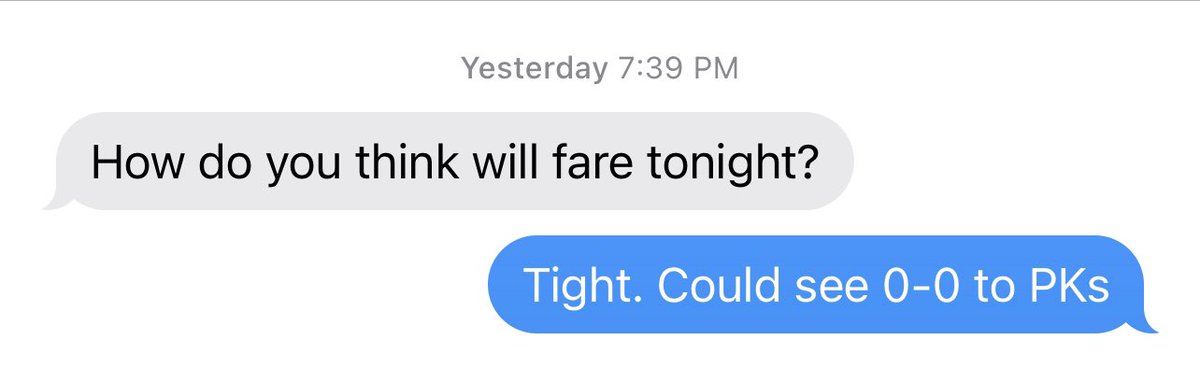 Almost forgot I send this to <a href="/DerekD24/">Derek Dickinson</a> right when the match started. Got it right. 🤷🏻‍♂️