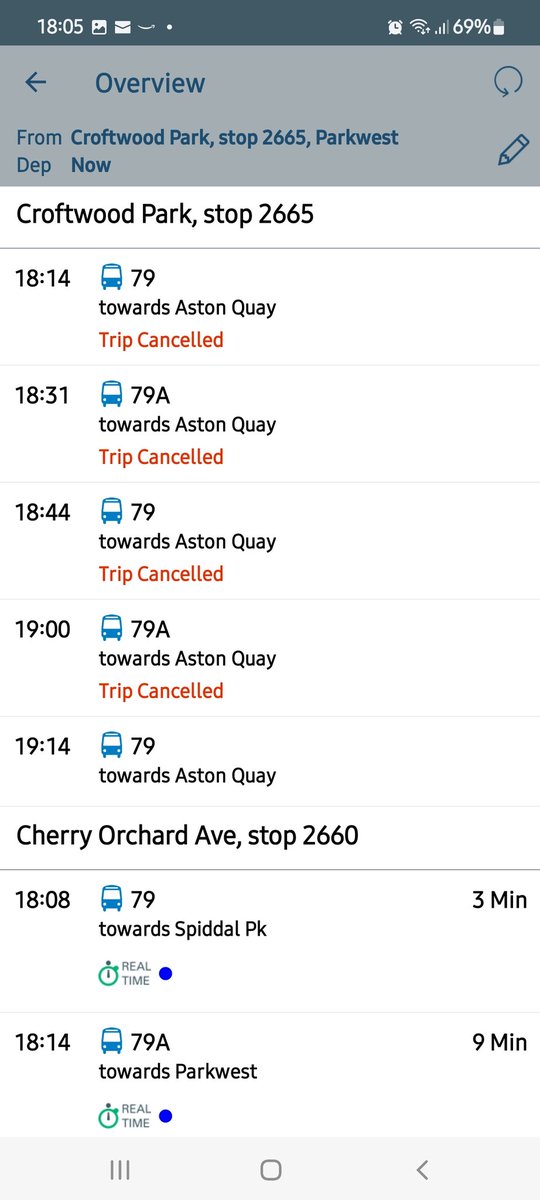 gaffo70's tweet photo. @Dublinbusnews has the 79s been cancelled completely? When is the next one https://t.co/fHuKhpHo9m