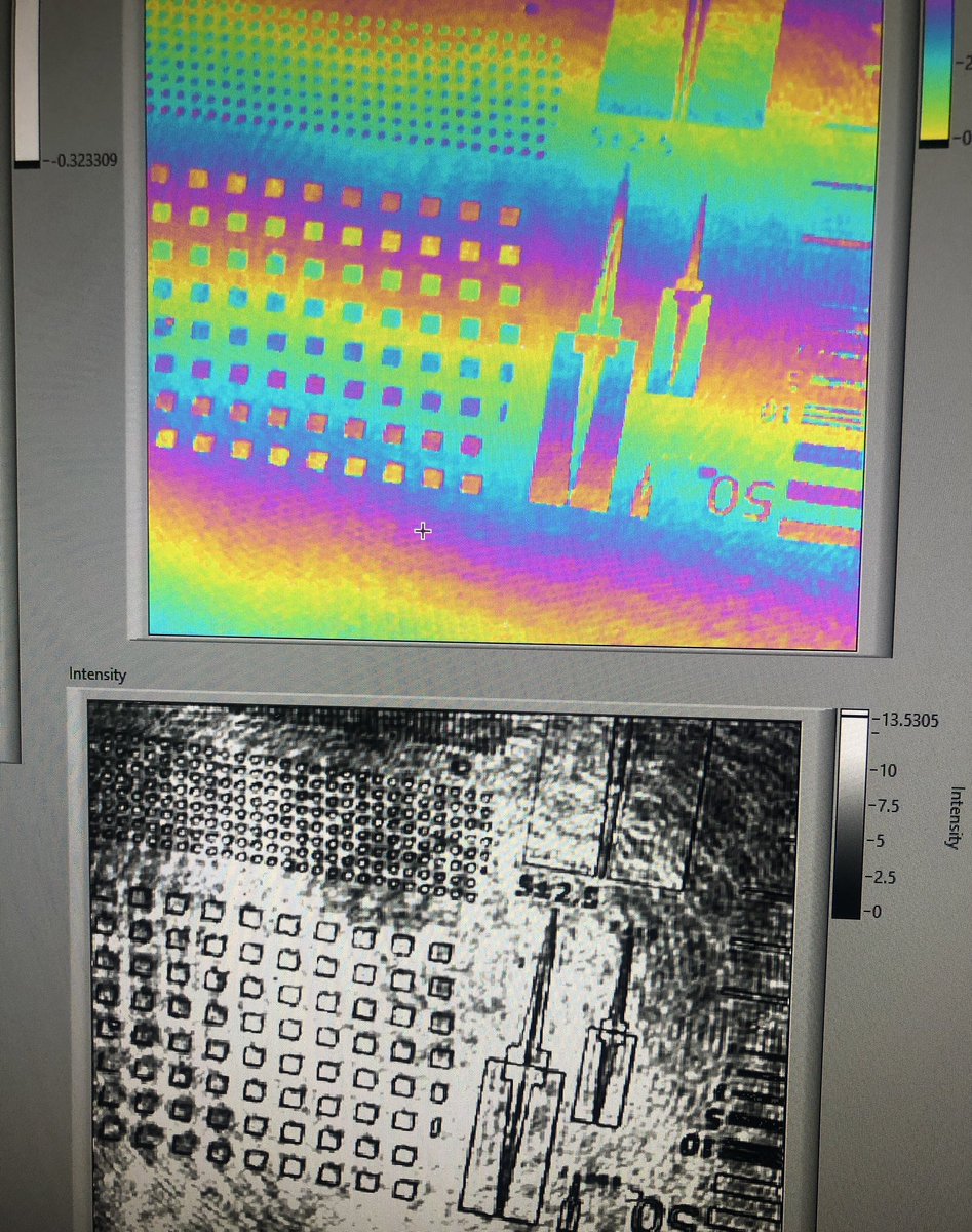 Had a great time training to do photolithography <a href="/UofG_JWNC/">JWNC</a> over the last few days. Thought I’d have a look at my first creation using <a href="/OpticsOsian/">Osian Wolley</a> holographic microscope! <a href="/UofGSciEng/">College of Science & Engineering, UofG</a> <a href="/glasgowoptics/">Glasgow Optics Group</a> <a href="/KallepalliLab/">Kallepalli Lab .. on 🦋</a> <a href="/glasgowoptics/">Glasgow Optics Group</a>