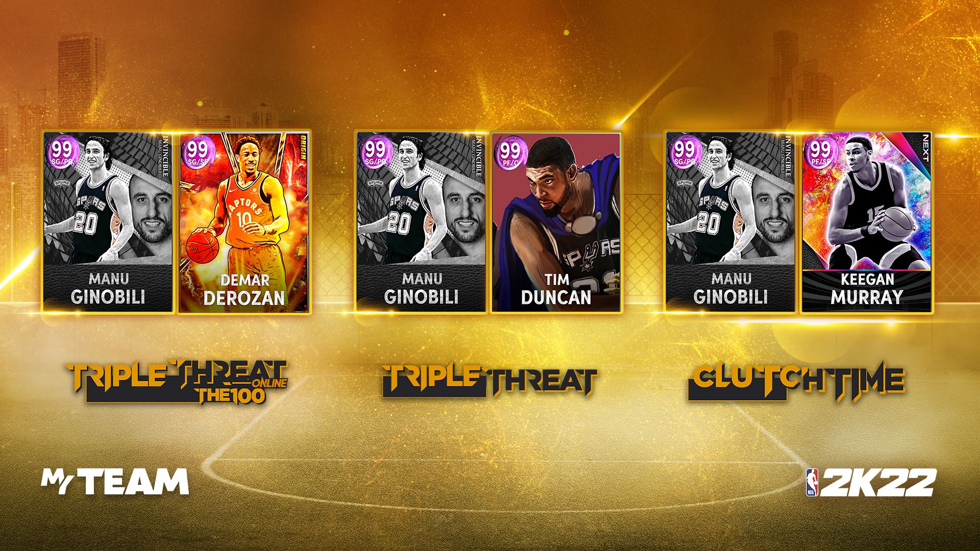 NBA 2K MyTEAM on Twitter "Updated rewards for Clutch Time & Triple