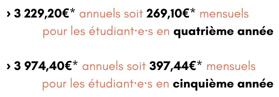 ANESF (@anesf_fr) on Twitter photo Suite à l'augmentation de 3,5% du point d'indice dans la fonction publique des le 1er juillet, voici la nouvelle rémunération concernant le second cycle en maïeutique.
En cas de problème avec vos indemnités, vous pouvez contacter mesdroits@anesf.com. Suite à l'augmentation de 3,5% du point d'indice dans la fonction publique des le 1er juillet, voici la nouvelle rémunération concernant le second cycle en maïeutique.
En cas de problème avec vos indemnités, vous pouvez contacter mesdroits@anesf.com.