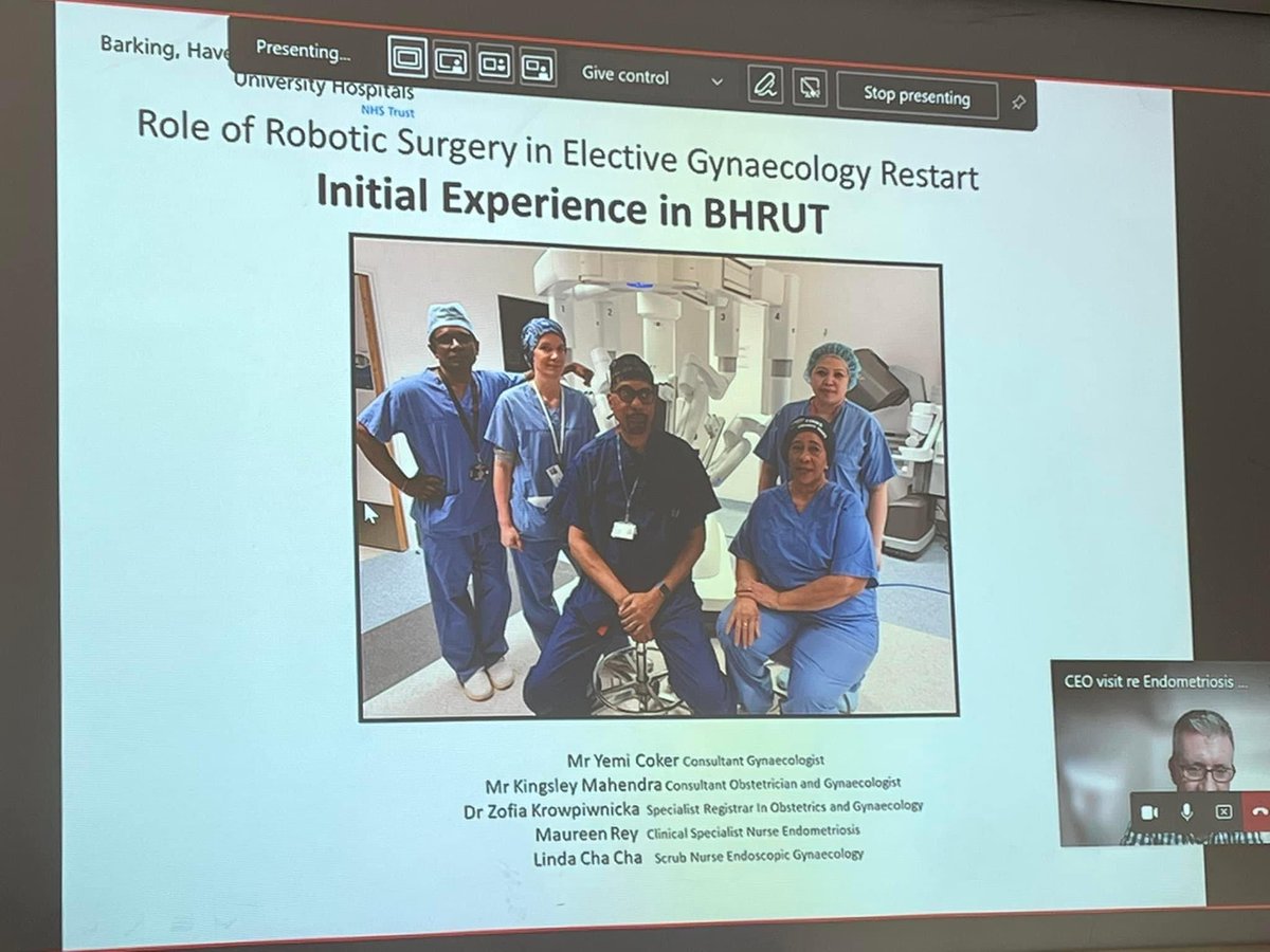 Our Initial  experience in robotic surgery