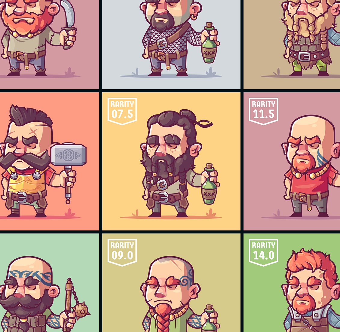 NFT thefts (@nfttheft) on Twitter photo All of the NFTs on @VikingofficiaI's page were plagiarized from <a href="/siberi2/">Evgeny Polukhin</a>'s portfolio on Behance.
These images, ironically, were created for a different "NFT-based gambling" project. But minting artwork as an NFT does not prevent it from being copied and resold, so here we are. All of the NFTs on @VikingofficiaI's page were plagiarized from <a href="/siberi2/">Evgeny Polukhin</a>'s portfolio on Behance.
These images, ironically, were created for a different "NFT-based gambling" project. But minting artwork as an NFT does not prevent it from being copied and resold, so here we are.