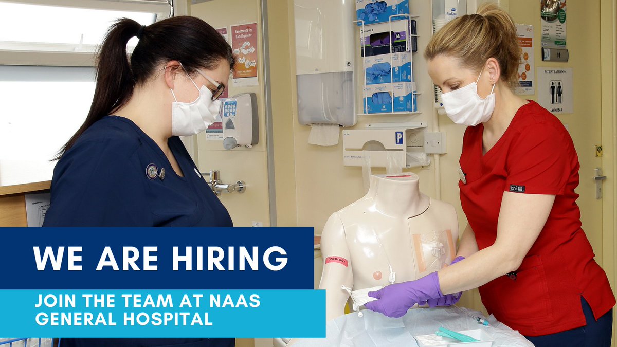 #NaasGeneralHospital is currently hiring a Clinical Placement Coordinator / Clinical Facilitator 

Apply Here: bit.ly/3ol918F

Closing Date: 28/07/2022

#jobfairy #vacancies  #DMHGJobs #nursing <a href="/TCD_SNM/">School of Nursing & Midwifery, TCD</a> <a href="/IADNAM1/">Irish Association Directors Nursing and Midwifery</a> <a href="/claire_foley2/">Claire Foley</a>
<a href="/KarnCliffe/">Karn Cliffe</a> <a href="/murphy2_anne/">Anne.murphy2@hse.ie</a> <a href="/NiamhKBarrett/">Niamh Barrett</a>