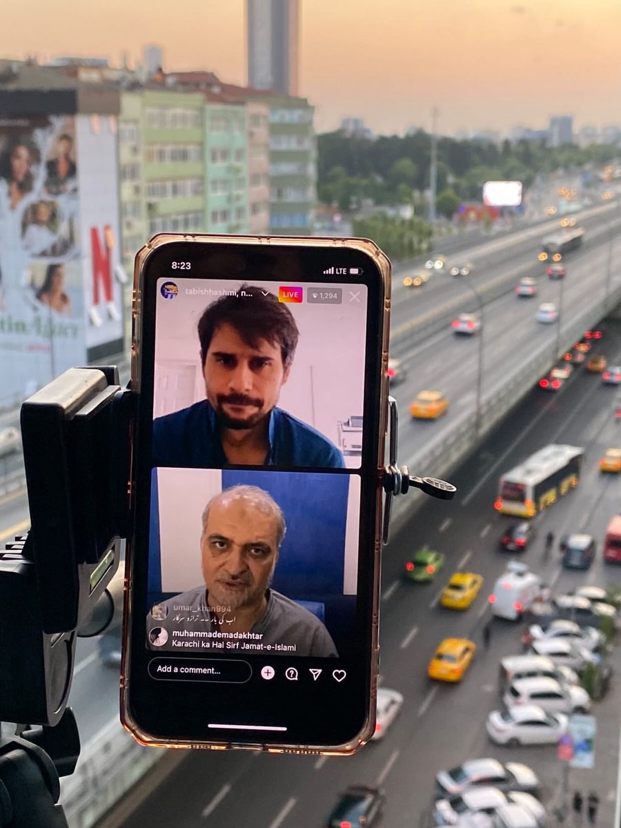 UzairKHafiz's tweet photo. @NaeemRehmanEngr is live on instagram with Tabish Hashmi . Watching from @Istanbul with @an_6f2i @Tauseef10Ahmad @Qasim993 @AbdullahZMir https://t.co/xSiqJgcvpH