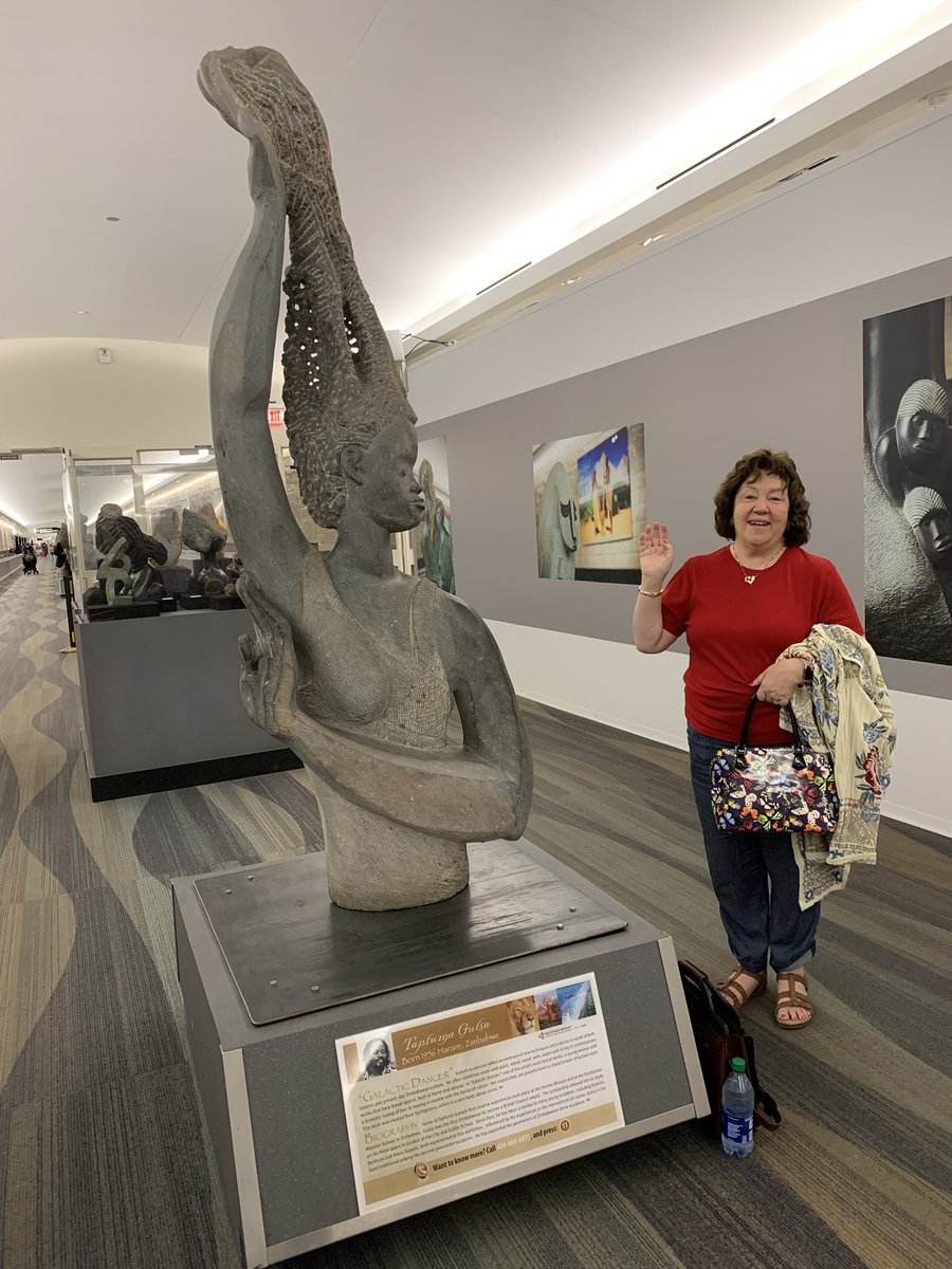 SandraCanally's tweet photo. Here at Atlanta airport enjoying the sculpture https://t.co/xbPDyRvdmX
