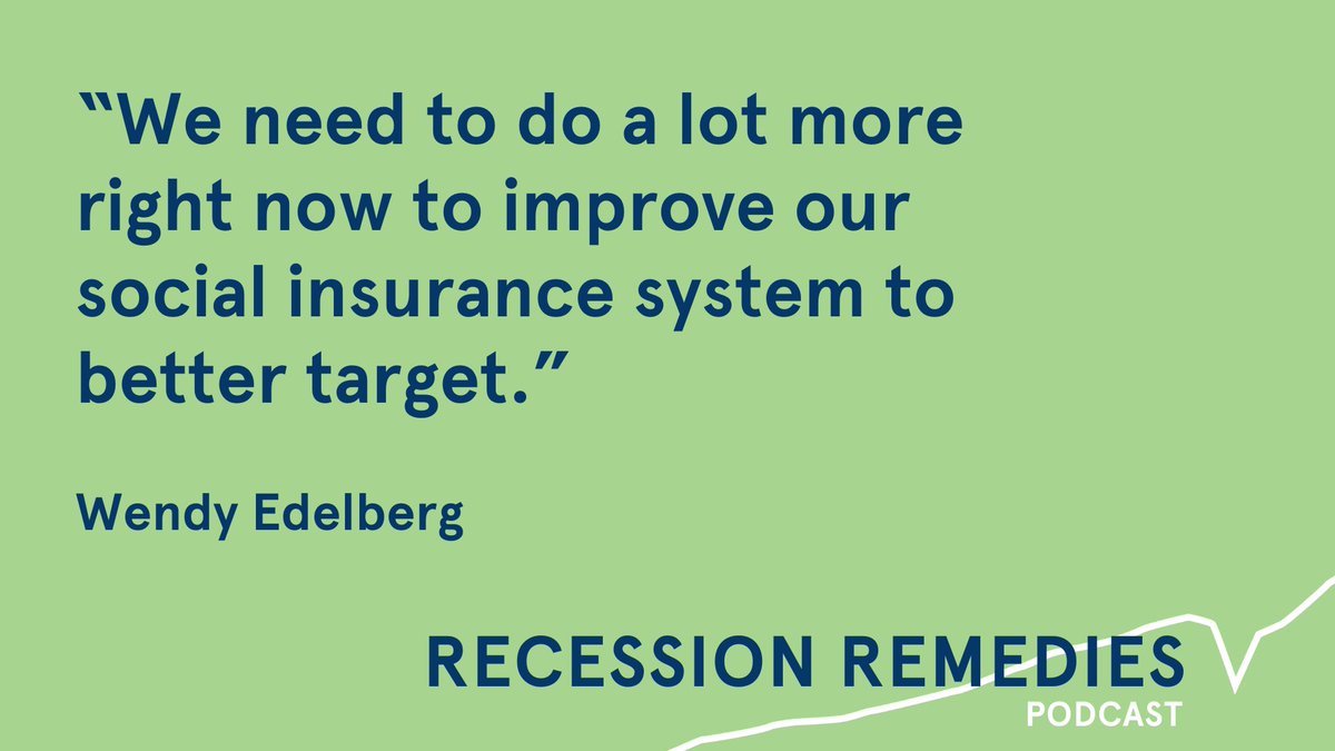 Policymakers can take steps now to improve the economic policy response to the next recession.

🎧 Hear from <a href="/WendyEdelberg/">Wendy Edelberg</a> in the final episode of the #RecessionRemedies podcast: brook.gs/3IPI6ef 
📗 Learn more: brook.gs/3nGGXfx.