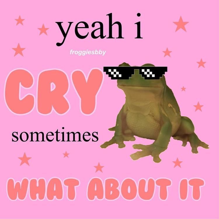 _ValeB_F's tweet photo. Who knew shit posting frogs would be so therapeutic. https://t.co/lN2NTCbwnV