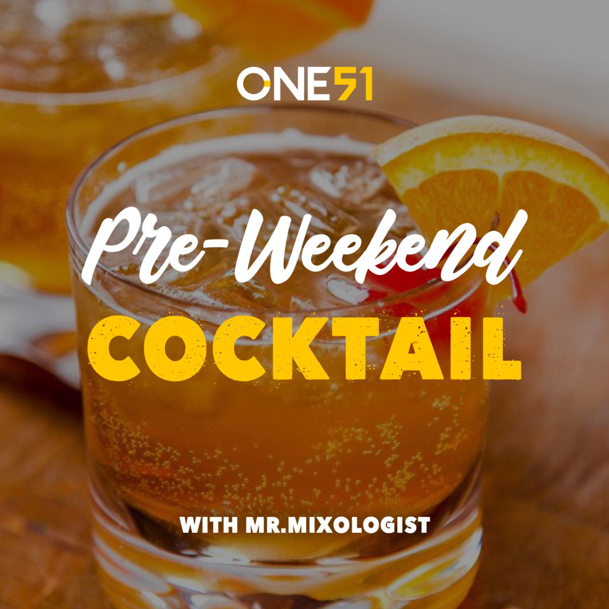 Duele05's tweet photo. PRE-WEEKEND COCKTAIL FUN⛔
Enjoy 2 Amaretto Sour for the Price of 1🍹
Today's Fun Starts @ 18:00✅
Come and enjoy our Exclusive Appetizers😊
Dining open till 23:00
#ONE51 #cocktails #drinks #happyhour #Dining #wine #fun https://t.co/KjO9te4b8v