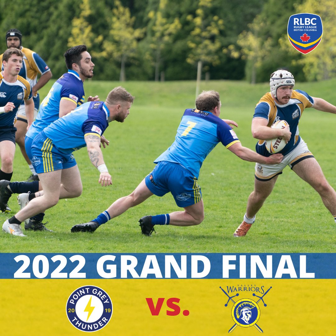 The day has come! Our grand final will be happening this Saturday July 23, 2022 at 2pm at the UBC Wolfson Rugby Field. We can't wait to see everyone there watching!