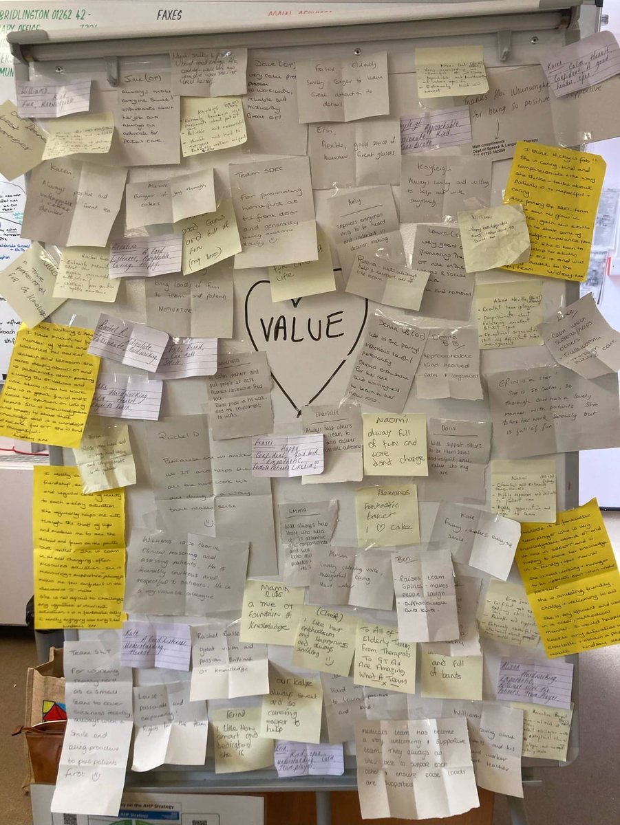 Still feeling valued from the positive energy at Scarborough Hospital Therapy team! 💙💚 Well delivered aim @annalisabryant making fun relevant to improving care for patients <a href="/YS_AHPs/">YSTeachingNHS_AHPs</a>  #YSAHPs  <a href="/YSTeachingNHS/">York and Scarborough Teaching Hospitals NHS FT</a> #AHPstrategy