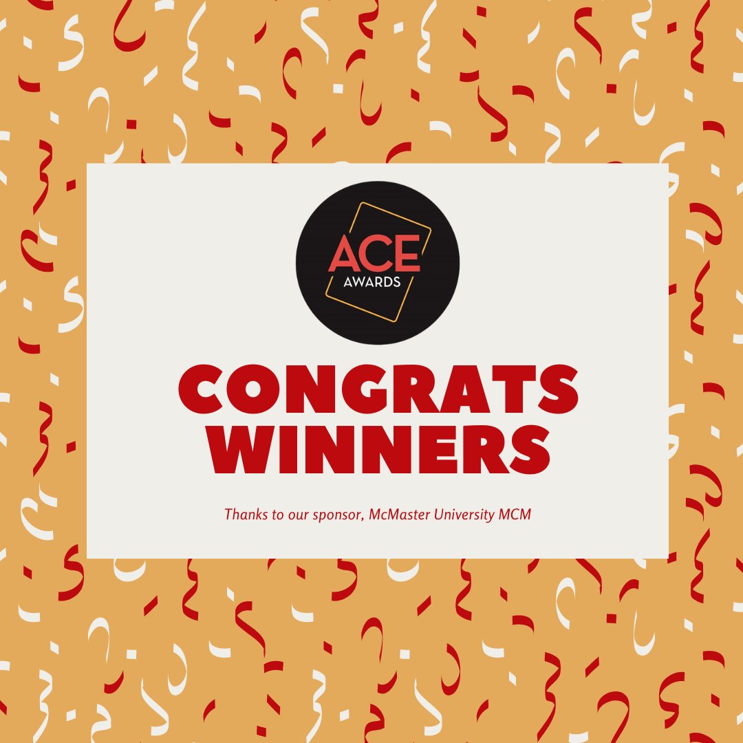 CPRS Toronto (@cprstoronto) on Twitter photo Congrats to the 2022 ACE Award winners! You can find all of this year's winners here: bwnews.pr/3IYtwkE
Thanks once again to our judges, our ACE sponsor <a href="/McMasterMCM/">McMaster MCM</a> and the hard work and dedication of our volunteers.
#cprsto #ACEAwards #PRExcellence Congrats to the 2022 ACE Award winners! You can find all of this year's winners here: bwnews.pr/3IYtwkE
Thanks once again to our judges, our ACE sponsor <a href="/McMasterMCM/">McMaster MCM</a> and the hard work and dedication of our volunteers.
#cprsto #ACEAwards #PRExcellence
