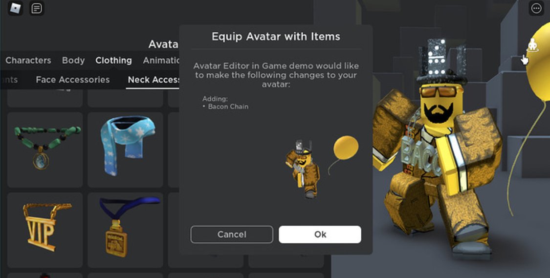 In Game Avatar Editor - Scripting Support - Developer Forum