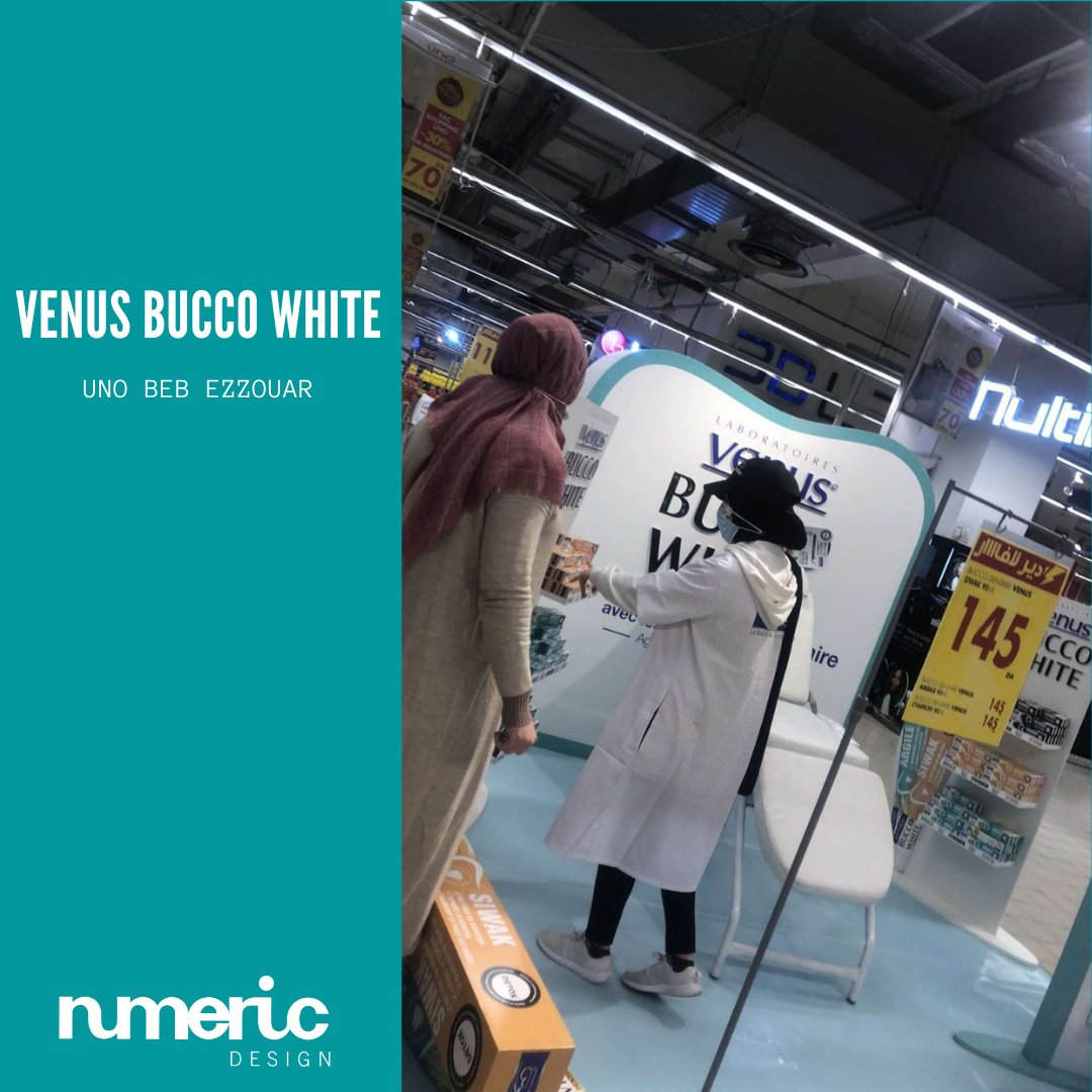 NumericD_DZ's tweet photo. Activation lancement dentifrice Venus
Bucco White sur Alger au Nivea d'UNO Beb Ezzouar et
Carrefour City Centre
#Venus #In_store_activation #PLV #Animation
#Venus_bucco_white #dentifrice #Alger #DZ #Algérie
#UNO #carrefour https://t.co/tR8EMsNihY