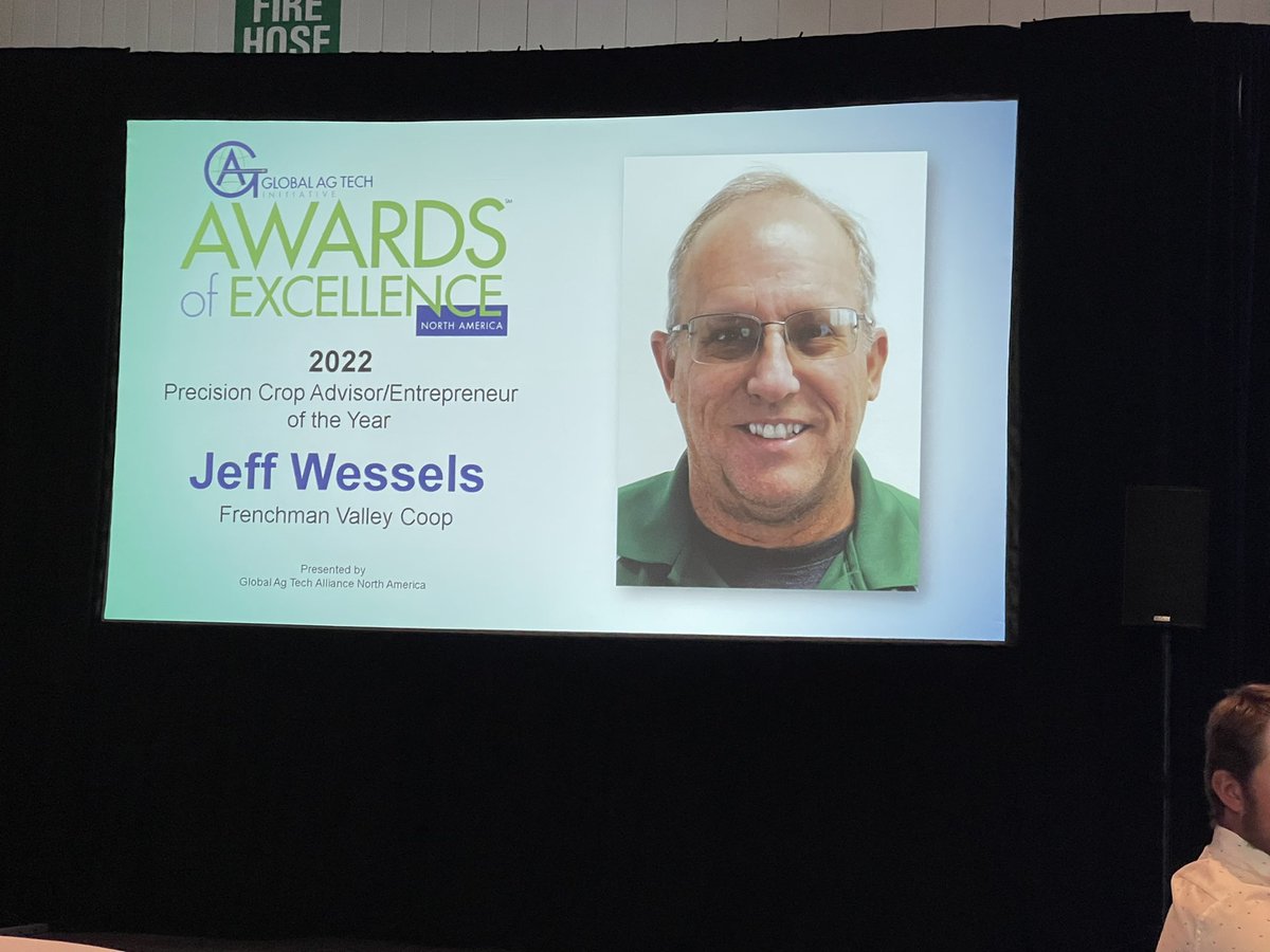 FVC_LindseyC's tweet photo. Check out Jeff Wessels and his prestigious award from Meister Media Worldwide at the #TechHubLIVE 2022 conference in Indianapolis, IN. Thank you, Jeff for your continuous and educational knowledge in the world of #PrecisionAgriculture you deserve it! https://t.co/g4JboczorO