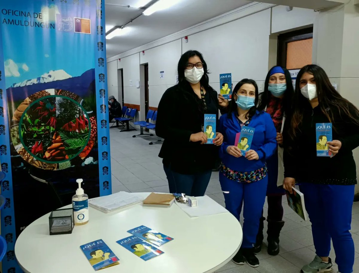 Campaña preventiva y pesquisa de Tuberculosis (TBC)
Oficina de Amudulgun de Consultorio Miraflores organizó charlas y entrega de material educativo, dirigido Adultos Mayores, enfermos crónicos, mujeres mapuche que pertenecen a grupos de riesgo.
