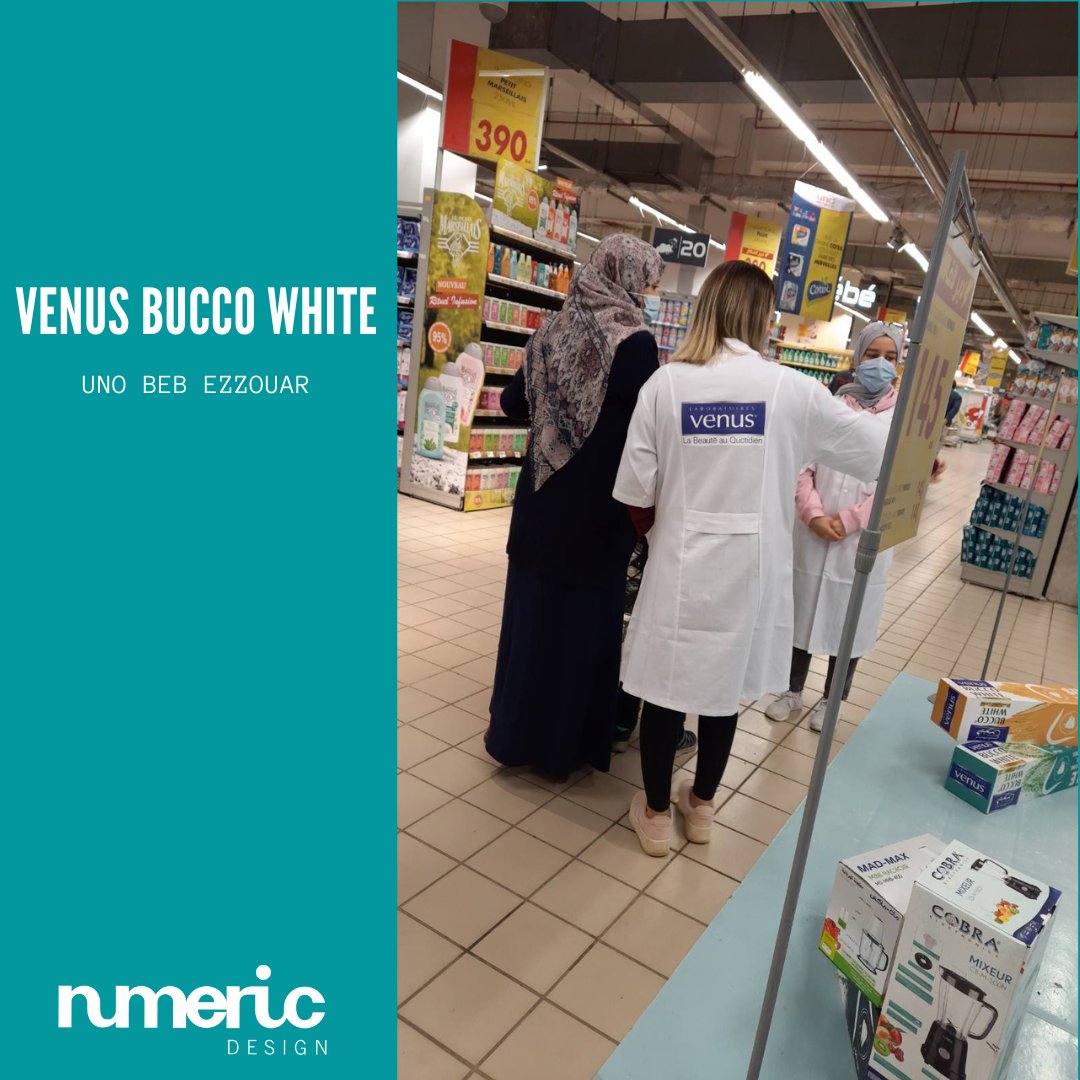 NumericD_DZ's tweet photo. Activation lancement dentifrice Venus
Bucco White sur Alger au Nivea d'UNO Beb Ezzouar et
Carrefour City Centre
#Venus #In_store_activation #PLV #Animation
#Venus_bucco_white #dentifrice #Alger #DZ #Algérie
#UNO #carrefour https://t.co/tR8EMsNihY