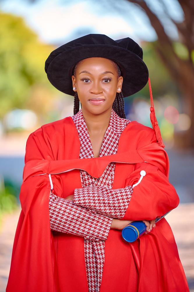 It’s Dr. Motlatšo Godongwana 
PhD (Demography)
University of the Witwatersrand 
I really did that 🥺🙏🏾