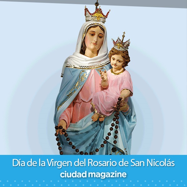 ciudad_magazine's tweet image. DÍA DE LA VIRGEN DEL ROSARIO DE SAN NICOLÁS 
Danos la eterna alegría, danos paz y amor fraterno. Saca el odio esta vida y no nos dejes de tus manos. ¡Amén!