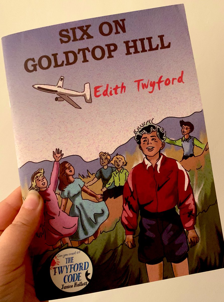 I found this rather strange and puzzling book left on my doorstep today…. (Sorry it’s a little late… it got redirected 🤫 😂) #SixOnGoldTopHill by #EdithTwyford @JaniceHallett #TheTwyfordCode @ViperBooks hopefully you can solve the code when you get the book now!!!!