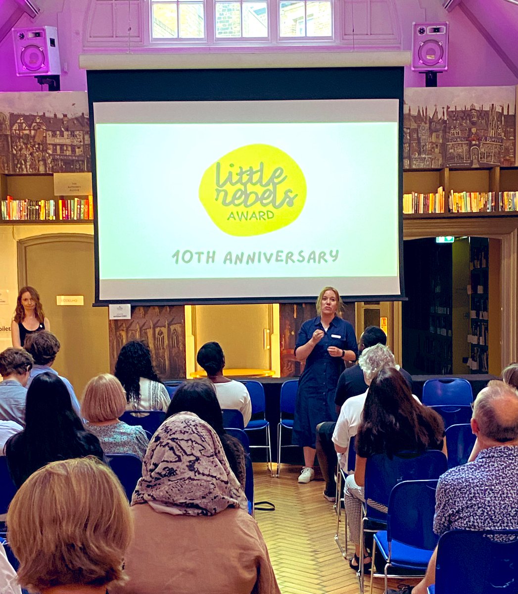 And we’re off! We @clpe1 ❤️the @littlerebsprize and we are proud that they have chosen our Literacy Library as the place to announce this year’s winner - as @charliehacking says “it’s an award that supports the books that grow children’s hearts and minds”
