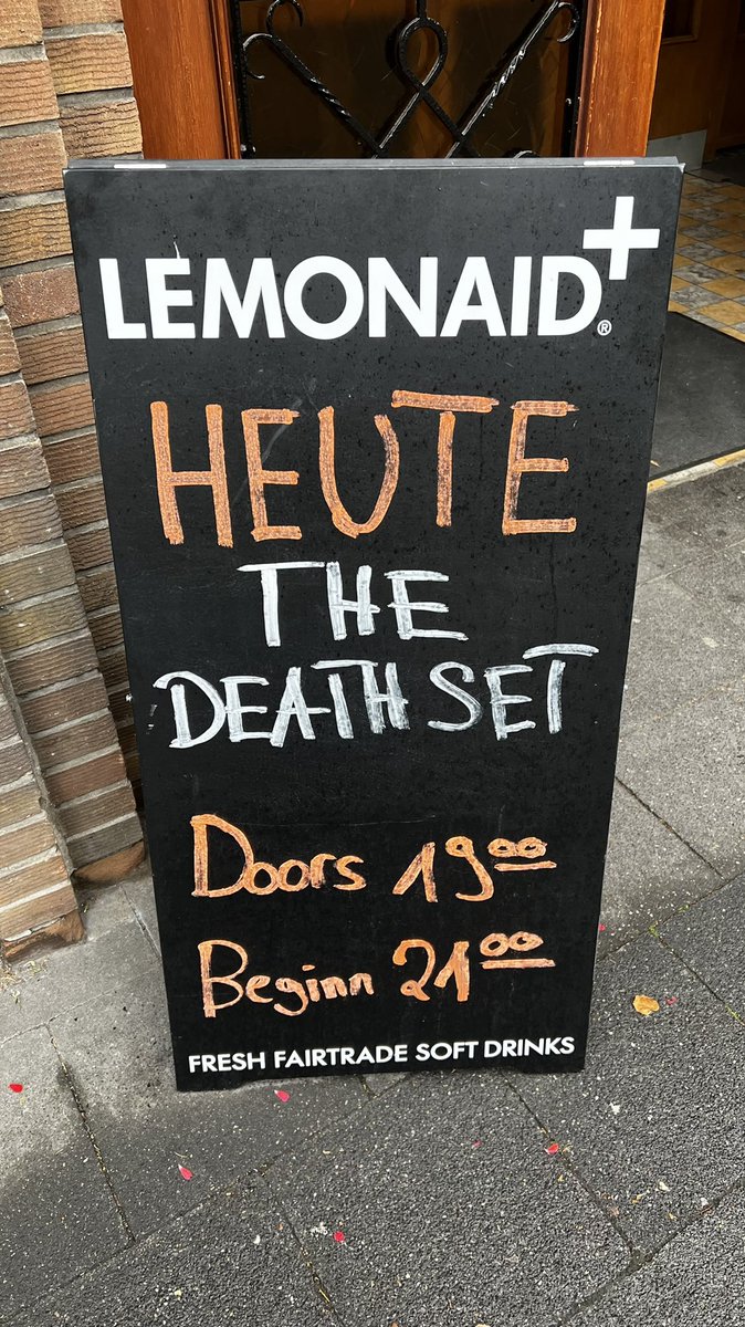 Playing Haldern Pop Club Germany tonight.