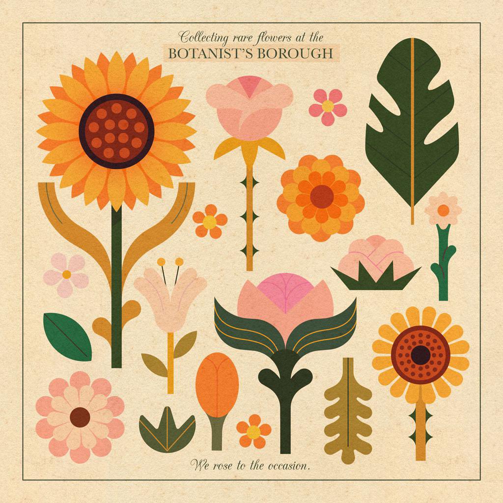 Collecting rare flowers at the Botanist’s Borough. We rose to the occasion. playtwo.do/ts <a href="/twodots/">Two Dots</a>