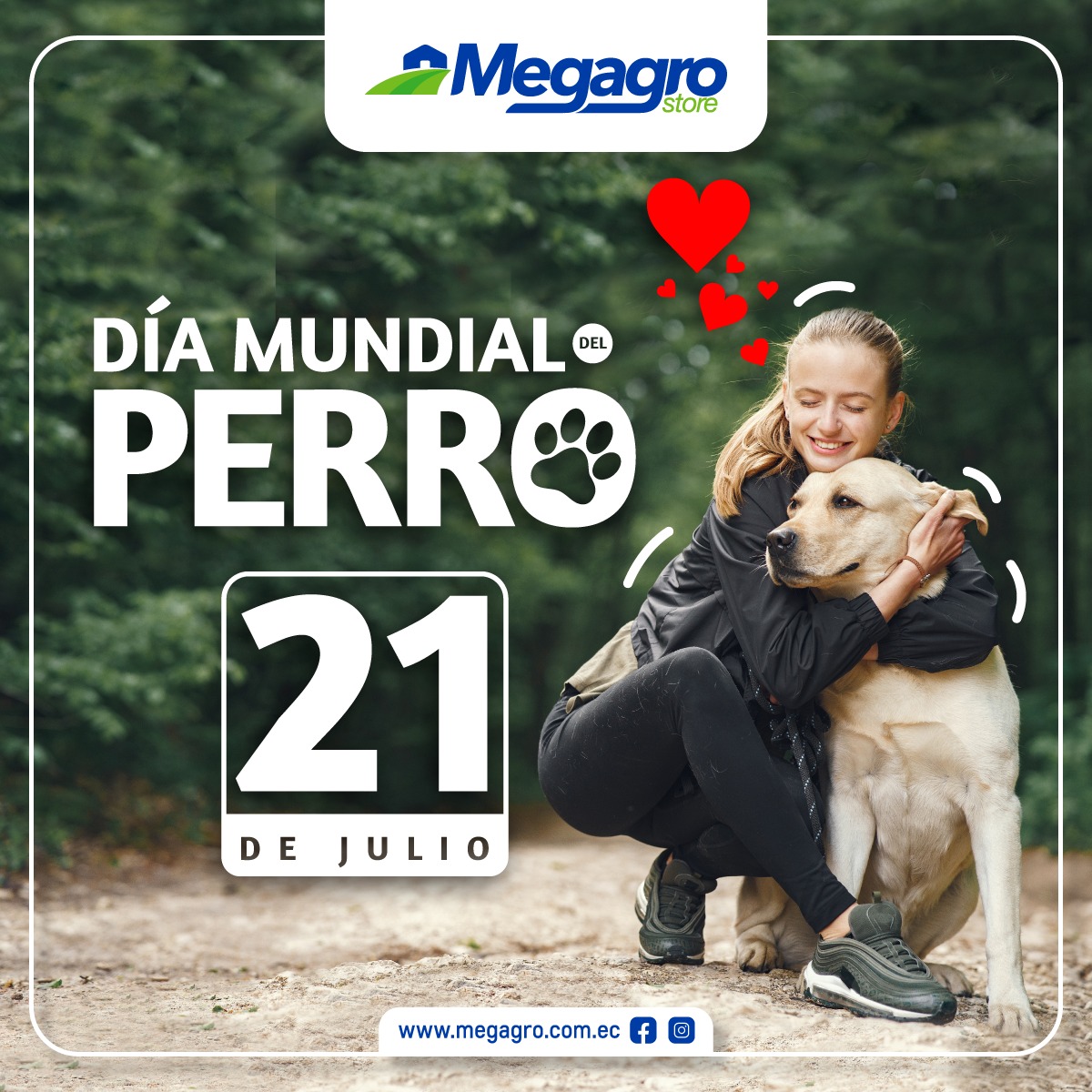 megagrostore's tweet photo. ¡Hoy 21 de Julio celebramos a los consentidos del hogar! 🐾En el 2004, se estableció el día mundial del perro con el propósito de concientizar sobre el abandono, adopción y agradecimiento a los animalitos más fieles a los seres humanos a lo largo de la historia. 
#perro #mascotas https://t.co/4SDwHw4BGd