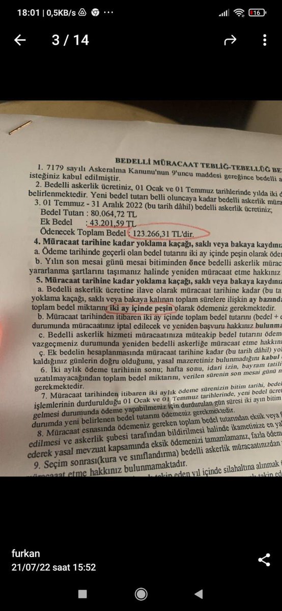 muhendisnesim's tweet photo. müjde dediler zam ve ceza kitlediler 123 bin tl bedelli askerlik ücreti mi olur? ücret oldu diyelim kışla mı olur bu fiyata?
BedelliDestek Kılıçdaroğlu
@kilicdarogluk @eczozgurozel https://t.co/hFE07nmFTp