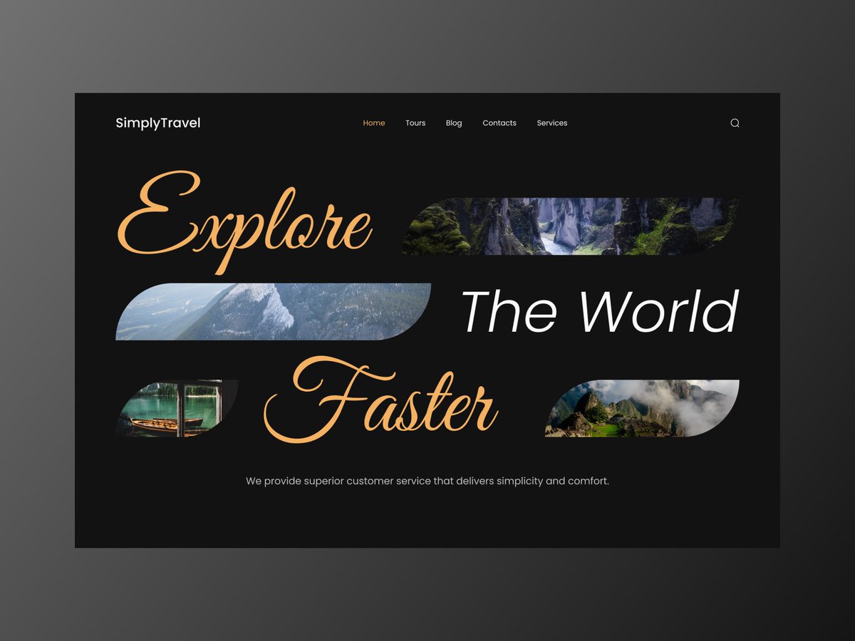 frorexstudio's tweet photo. Travel agency screen

#webdesign #designer #frorex #agency #visual #minimal #web #uxdesign #uiux #uidesign #concept #layout #layoutdesign #website #bestofuiuxdesign #designstudio #designers #uxdesigns #figmadesign #figma #journey #travel https://t.co/J3WLnDUl68