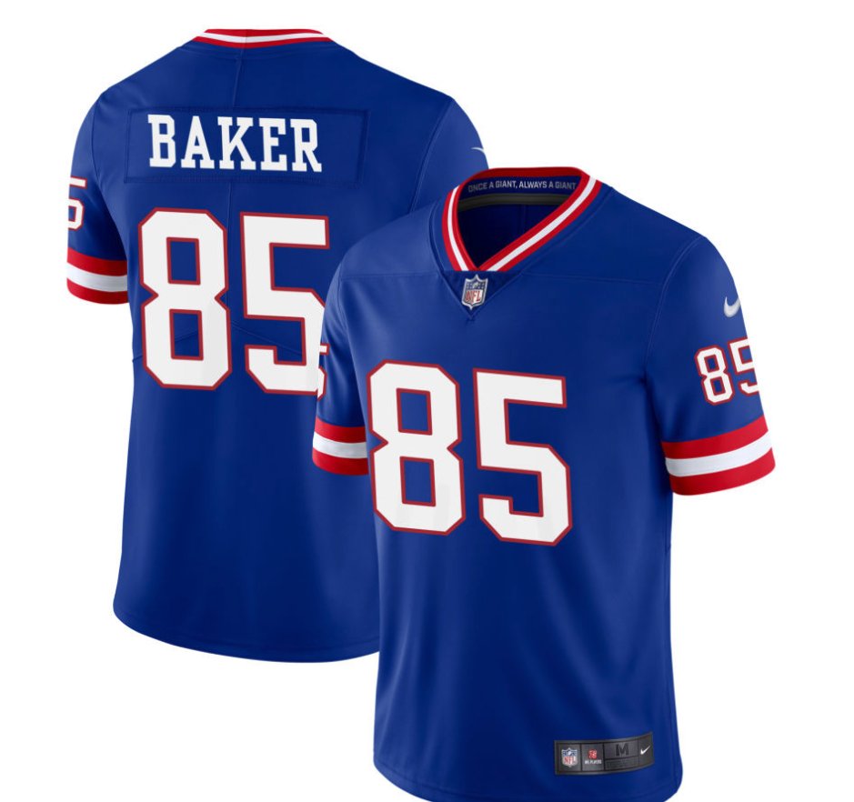 BigBlueUnited's tweet photo. I love that Fanatics has built out custom throwback Giants jerseys... Getting myself a new Stephen Baker jersey!! Likely not the last one that I purchase either... #TouchdownMaker #Giants
Start customizing your throwback Giants jersey here: https://t.co/DcNi3vApPa https://t.co/LuAnufatFN