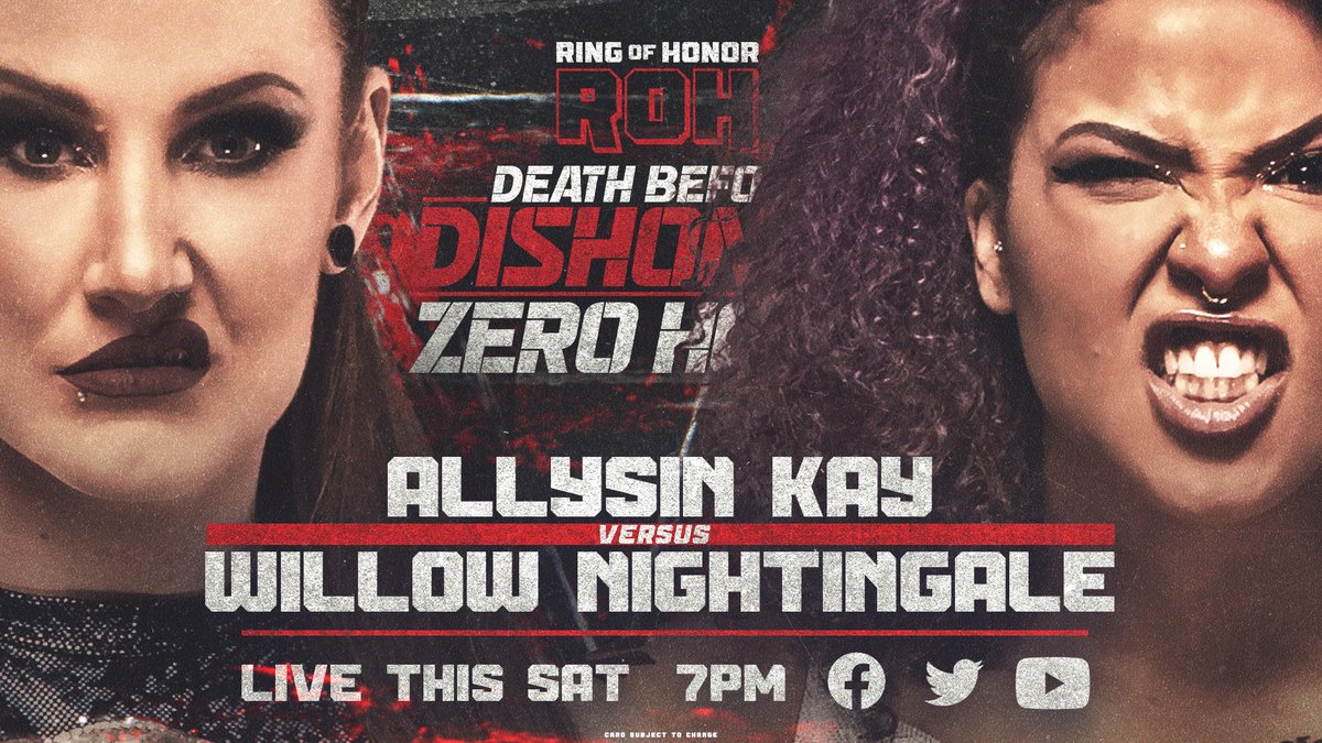 Singles Match ROH Death Before Dishonor