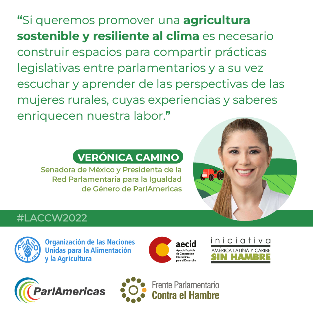 ParlAmericas's tweet photo. El martes, ParlAmericas, @ALCsinhambre y @FAO organizaron un evento paralelo para explorar estrategias legislativas para sistemas agroalimentarios sostenibles y equitativos. 

Para más información sobre la participación de ParlAmericas en #LACCW2022 👉 https://t.co/JPJ2IkpQzV https://t.co/oBYf9EMvYs