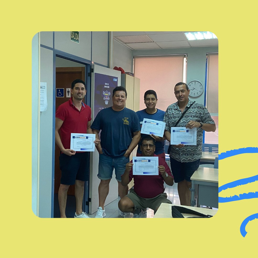 Autoesanjose's tweet photo. Curso Cap de Mercancías finalizado. ¡Suerte chicos!
#CAP #cursosautoescuela #mercancías https://t.co/HdzPN1gx32