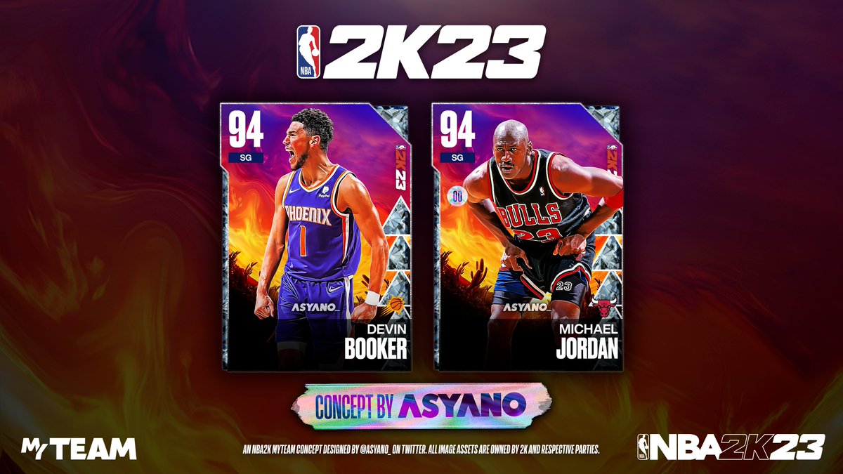 asyano_'s tweet photo. Very rough recreation of the upcoming 2K23 MyTeam card art! 🔥 What are you most excited to see/do once the new installation releases in a couple months⁉️ https://t.co/6ga7THhauC