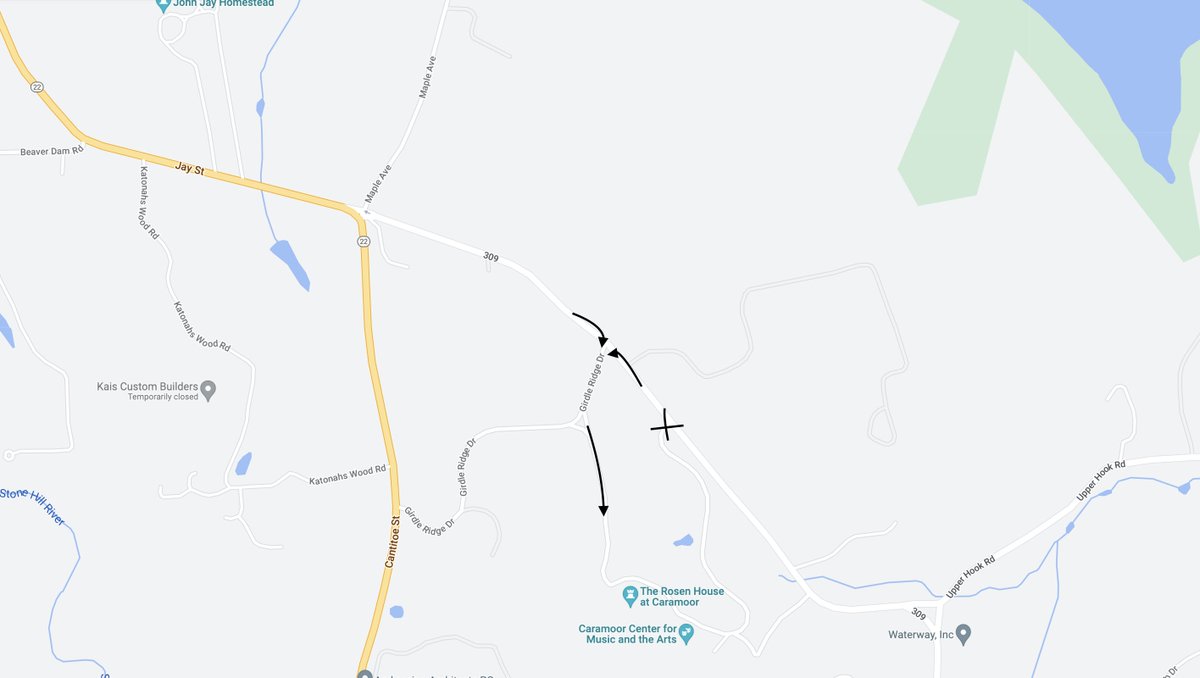 Caramoor's tweet photo. Tonight's concert (7/21) will proceed as scheduled, but all guests will need to enter via the back entrance on Girdle Ridge Drive. There will be signs in the road for assistance! https://t.co/zcqdeSzdjP