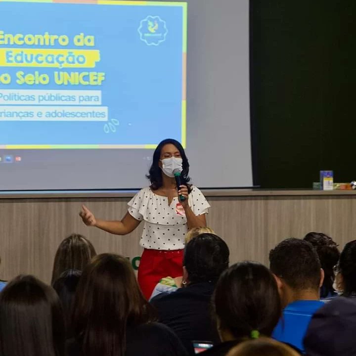 PTsergipe's tweet photo. Eliane Aquino, vice-governadora de Sergipe (PT), conversou sobre o Ativa Escolar, num evento organizado pelo Unicef, em parceria com o Centro Dom José Brandão de Castro e Apoio da Secretaria de Estado da Educação.

#BuscaAtiva #educacaoinfantil https://t.co/o914A3UQVo