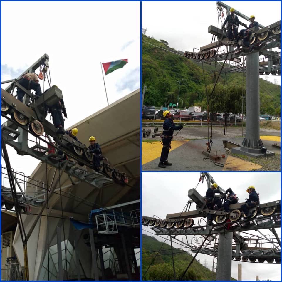 1/2 Seguimos con las labores de mantenimiento mayor en nuestro Sistema Teleférico para el bienestar y la seguridad de nuestros usuarios, comprometidos en entregarles, muy pronto, un Sistema como nuevo, tal y como lo merecen todos nuestros turistas…