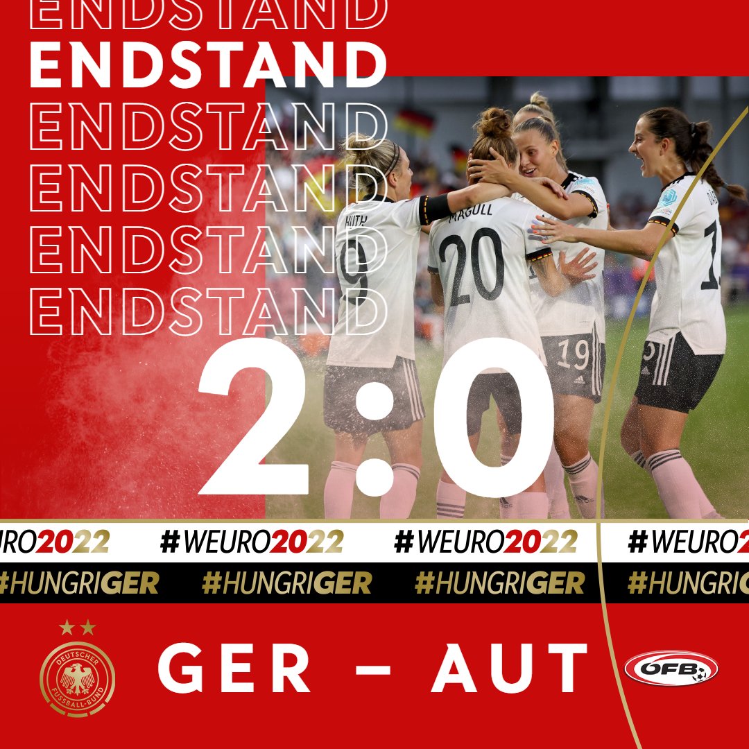 DFB_Frauen's tweet photo. HALBFINALEEE!!! 🎉

WIR #IMTEAM 🇩🇪 #hungriGER #WEURO2022 #GERAUT
📸 DFB/Maja Hitij https://t.co/28od6AzGBQ