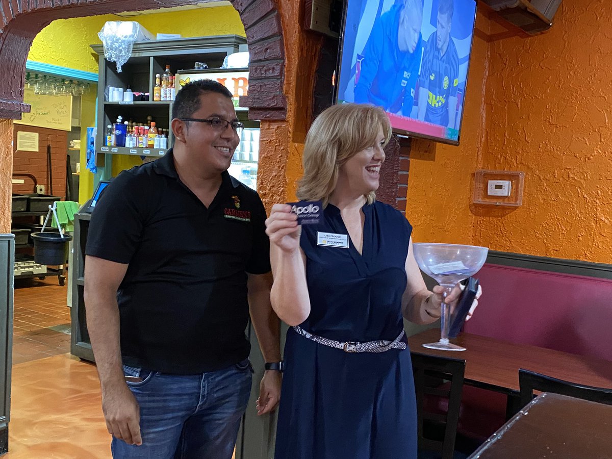 kc_mavericks's tweet photo. We had a fiesta at Carmen’s Cantina’s ribbon cutting ceremony today!  Good food, good times, and one lucky winner even walked away with some Mavs tickets!

Thank you to our great friends at Carmen’s! https://t.co/tMwnDXrX2n