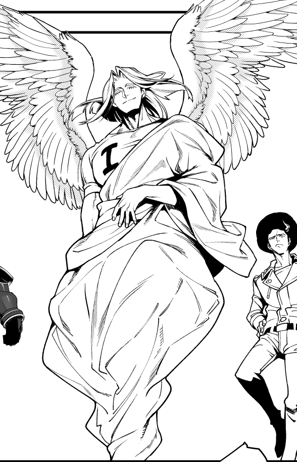 2期2話、最後の方でガブリエル出てきましたね～👼そんなには増やしてないと思うんです…そんなには… #maousama 