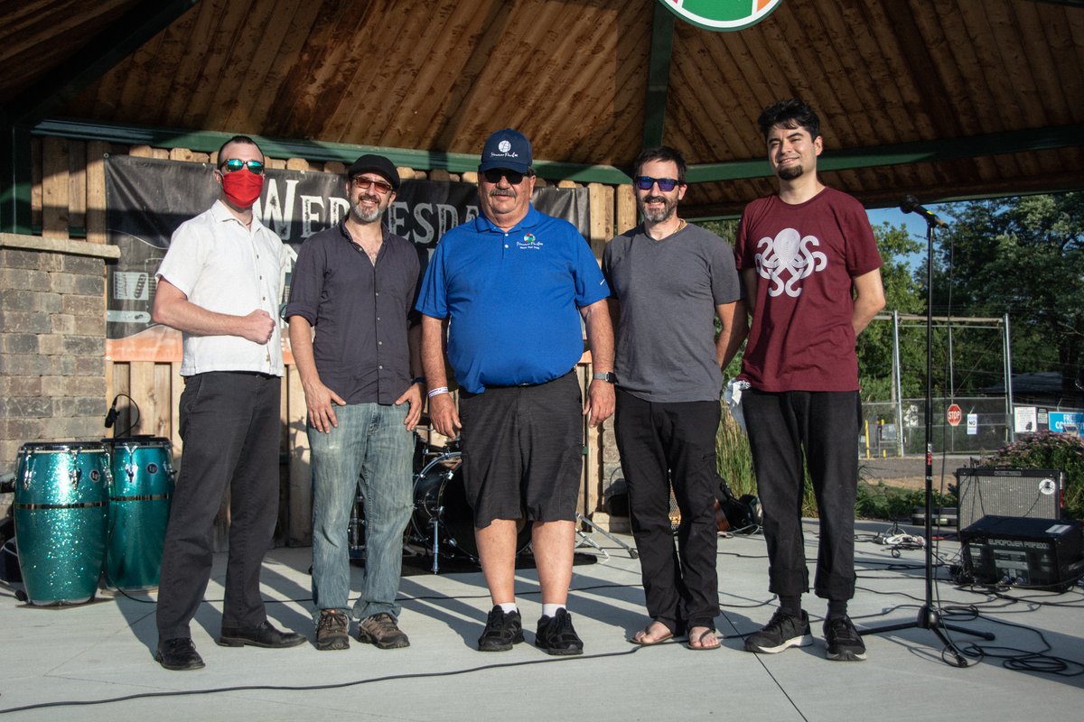 Another #WednesdayNightLive! is in the books. Mayor Craig introduced <a href="/EssoFunk/">ÉSSO</a> to the music pavilion crowd and they were fantastic. Don't miss the next show featuring <a href="/dynamix_uccb/">The Dynamix- Ultimate Classics Cover Band</a> at Hanover Park Sports Complex, 1200 Sycamore, #HanoverPark on Aug 3 at 7pm. #AmericasGlobalVillage