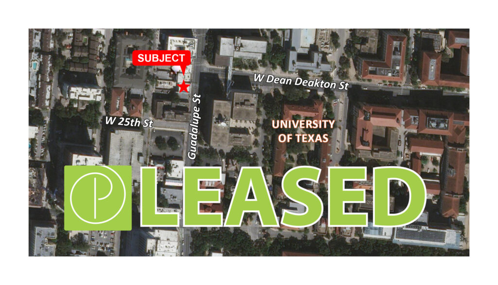 CIP_Austin's tweet photo. Kim Nordquelle of CIP represented the tenant in the leasing of 2508 Guadalupe.  The 1,050 SF space is across the street from the University of Texas Campus and will be used for a high end vape shop.

https://t.co/bNddqSa9zM

#cip #austincre #leased #commercialrealestate #austintx https://t.co/22zTWJpLWi